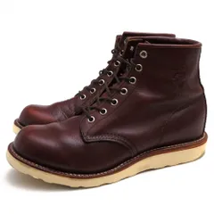 美品]chippewa チペワブーツバーガンディビブラムUS7.5