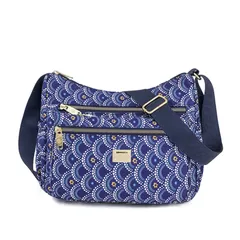 【在庫処分】ショルダーバッグ 斜めがけバッグ レディース ナイロン 花柄 [NOTAG] ポシェット 肩掛け 防水 コンパクト 多機能 鞄 軽量 小物整理 女性用バッグ 通学 通勤 旅行 かわいい 母の日のプレゼント