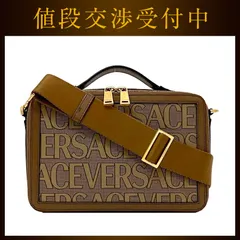 ヴェルサーチ ２way ショルダー バッグ f-21651 ブラウン