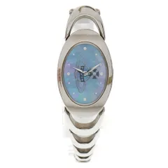 稼動 廃盤 ヴィヴィアンウエストウッド ブルー シェル文字盤 オーブ 腕時計