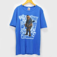JUNK FOOD ジャンクフード アメリカ製 U.S.A. 古着 Tシャツ STAR WARS CHEWIE スターウォーズ チューバッカ メンズ Lサイズ 青 ブルー