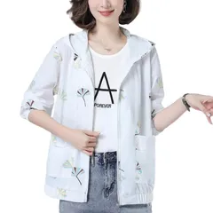 パーカー 全6サイズ フード付き レディース サマーアウター 日焼け対策 冷房対策