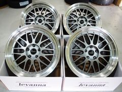 深リム メッシュ levanna V10-EX FFT 19inch 5H114.3 8.5J+42 アルファード ヴェルファイア クラウン マークX カムリ ハリアー
