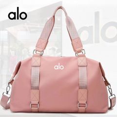 Alo Yoga アロヨガ 斜め掛けバッグ 手持ち ヨガバッグ トートバッグ 防水大容量 軽くて 旅行バッグ ジム ピラティス 大容量  スポーツ ブラック  ピンク カーキ  3色