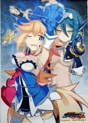 【中古】タペストリー シルマ＆スプラ 描き下ろしB2タペストリー 「PS3ソフト 圧倒的遊戯 ムゲンソウルズZ」 WonderGOO予約特典