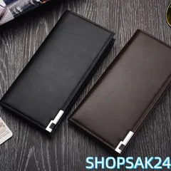 長財布 メンズ 薄い 二つ折り 財布 薄型財布 お札入れ カード 敬老の日 男性 プレゼント673