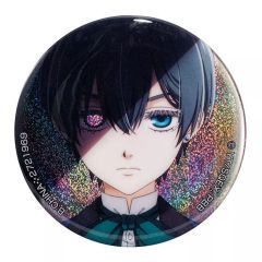 【中古】バッジ・ビンズ シエル・ファントムハイヴA 「黒執事 -寄宿学校編- カプセル缶バッジコレクション」