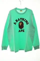 アベイシングエイプ A BATHING APE ロゴ入りロンTシャツ アベイシングエイプ A BATHING APE ロゴ入りロンTシャツ A