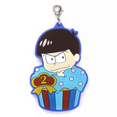 [중고] 키홀더 마스코트(캐릭터) 카라마츠 컵케이크 오소마츠씨 고무 마스코트 [이치반 쿠지 오소마츠씨~파티셰 이야미에서 일할까!~] I상