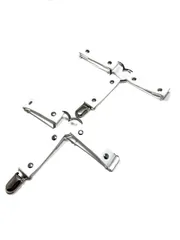 [eagleheart] レディース レッグリング ガーターベルト２個セット レッグガーター クリップ セクシー 小悪魔 ハート 足 脚 ブラ ボンテージ ビスチェ ダンス 太もも用 下着 ギャル ハロウィン 衣装 jk 女子高校生 カラコン ロ [ホワイト]