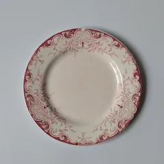 【希少】 フランスアンティーク プレート リュネヴィル窯 りんごの木 花柄 平皿 希少】 フランスアンティーク プレート リュネヴィル窯 りんごの