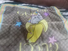 GUCCI　ばなにゃ　折財布　GG レア 極美品 グッチ GUCCI ばなにゃ コラボ 二つ折り 財布