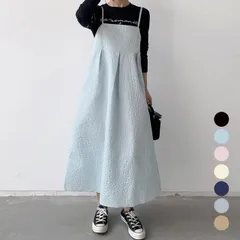 キャミワンピース 大きいサイズ ロング ワンピ ワンピース 春夏 ゆったり きれいめ 清楚 上品 Aライン 体型カバー シボ加工 ジャガードウェーブ フェミニン カジュアル マタニティ オールインワン 着やせ 40代 50代 送料無料