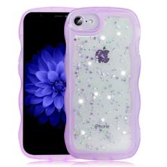 【人気商品】傷防止背面 薄型 滑り止め tpuソフトケース かわいい 指紋防止 キラキラ ストラップホール付き クリア ケース スマホケース 兼用 7 アイホンSE3 iPhone iPhone /SE2/8/7 iPhone カバー iPhone 8 (パー