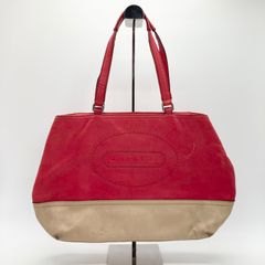 COACH コーチ ハンプトン ウィークエンド ハンドバックトートバッグ ツートーン バイカラー レザー かばん 鞄 レディース