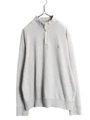 【お得なクーポン配布中!】 00s ポロ ラルフローレン ハイネック スウェット メンズ XL / 古着 00年代 オールド ヘンリーネック トレーナー ワンポイント 大きいサイズ