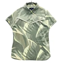 サイズ：L CALLAWAY キャロウェイ  半袖ポロシャツ 総柄 グリーン系 [240101533723] ゴルフウェア レディース ストスト