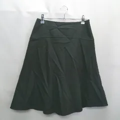 ◇ Θ SHIPS any　シップス エニィ ミニ 台形 スカート サイズM ブラック レディース E  【1409100002379】