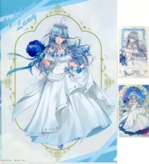 【中古】グッズセット 雪花ラミィ クリアファイル＆ステッカー 「一番くじ ホロライブ ～Wedding Dress Style～」 クリアファイル＆ステッカー賞