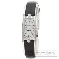 HARRY WINSTON ハリーウィンストン AVCQMP16WW001 アヴェニューCミニ ムーンフェイズ 腕時計 K18WG 革 ダイヤモンド レディース [中古]のサムネイル