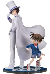 【中古】フィギュア 江戸川コナン＆怪盗キッド 「名探偵コナン」 1/7 PVC製塗装済み完成品