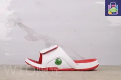 【今日特価】Air Jordan 13 エアジョーダン 13 代 684915-121 ホワイトレッド スリッパ-WTO輸入2
