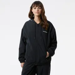 ニューバランス ウィンドブレーカー レディース 上下 Newbalance トリコットラインド ジャケット ロングパンツ セットアップ 裏起毛  スポーツウェア 女性 上下組 ウインドブレーカー  服 黒/黒  /WJ23506-WP23517-BK
