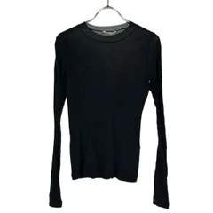 新品auraleeオーラリーハイゲージシアータートルネックプルオーバー黒サイズ1 SUPER HIGH GAUGE SHEER RIB TURTLE NECK L/S TEE - AURALEE