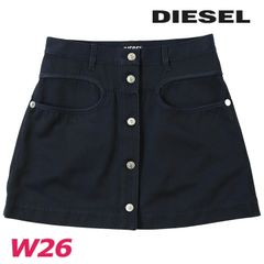 DIESEL O-LANE-R1 ミニスカート ブラック S - メルカリ