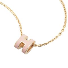 エルメス HERMES ポップアッシュ ミニ H ネックレス H147992 ローズドラジェ