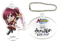 【中古】キーホルダー トウカ(呪法少女) 「うたわれるもの ロストフラグ 4周年コラボカフェ in NewType新宿 アクリルスタンドキーホルダー」