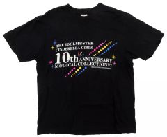 [중고] 의류 타이틀 로고 T 셔츠 블랙 L 사이즈 [THE IDOLM @ STER CINDERELLA GIRLS 10th ANNIVERSARY M @ GICALCOLLECTION !!!]