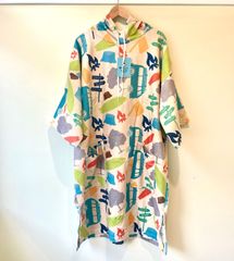 マイクロファイバー・プルオーバー・ポンチョ　CAMP ベージュ
