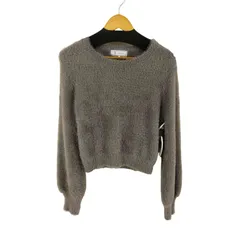 ロペピクニック Rope Picnic ふわふわフェザーショート丈ニットプルオーバー レディース JPN：38 