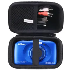【デイリー雑貨店】Storage case, Black Nikon デジタルカメラ COOLPIX W150/W300/A100/A10 専用保護収納ケース -waiyu JP (Storage case, Black)