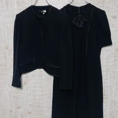 SOIRBENIR 東京ソワール　レディース　フォーマル　セットアップ　黒　ブラック　s59