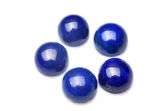 天然色 ラピスラズリ 6-8mm コイン 2g(5～6個セット) ルース パワーストーン 天然石 _PRG1924