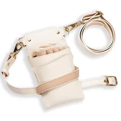 G756 シエーナno.361ピンク×アイボリーシザーケース美容師トリマー理容