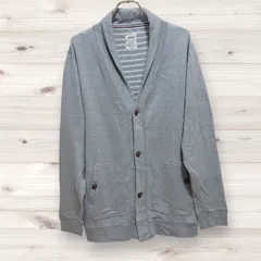 C1143 ネイビー NAVY カジュアルジャケット アウター 上着 (LL XL) グレー レギュラーカラー 綿/コットンのサムネイル
