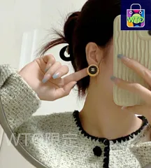 【今日特価】CHANEL ノンピアス イヤクリップ（ダブル C ロゴデザイン）