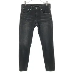 レッドカード 日本製 スリムデニムパンツ W24 ブラック RED CARD ANNIVERSARY 25TH ジーンズ レディース