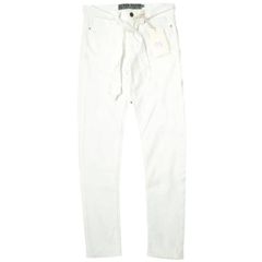 新品 NICWAVE ニックウェーブ イタリア製 JTSK67 SAKURA ストレッチコットン ベルテッドパンツ 36 WHITE 定価22,000円 ボトムス g12708