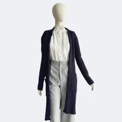 theory luxe セオリーリュクス ロングカーディガン ネイビー