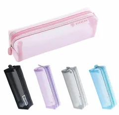 筆箱 メッシュペンケース 文房具 ペンホルダー 鉛筆入れ ペンポーチ ブランド 筆入れ 軽量 韓国 おしゃれ かわいい 誕生日 記念日 select ギフト プレゼント 中身が見えるメッシュペンケース