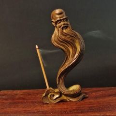 清康煕青花斗彩直筒香炉 景徳鎮 磁器香炉 香道具 美術品 置物