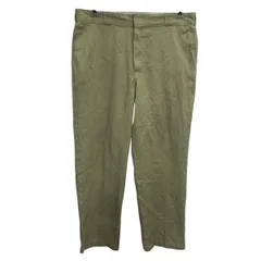 Dickies 874 ワークパンツ W40 ベージュ ディッキーズ ジップアップ ビッグサイズ ワーク ボトムス 古着卸 アメリカ仕入 2505-388