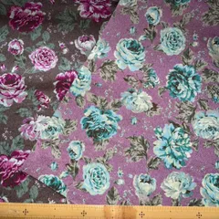 ビンテージ風 棉麻フラワー　50㎝カットクロス