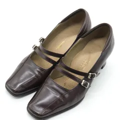 COMFORT CLINIC 24 ネイビー　美品　エナメル　レザー　ストラップ