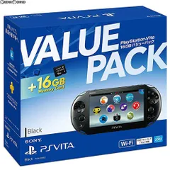 (本体)PlayStation Vita(プレイステーションVita) 16GB バリューパック Wi-Fiモデル ブラック(PCHJ-10032) ソニー・インタラクティブエンタテインメント