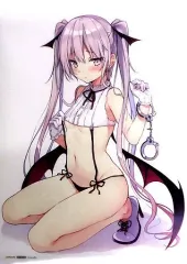 【中古】ポスター A2クリアポスター 不憫なあくまちゃん 「不憫なあくまちゃん illustration by rurudo DX Ver. 1/6 PVC製塗装済み完成品」 あみあみ限定特典のサムネイル